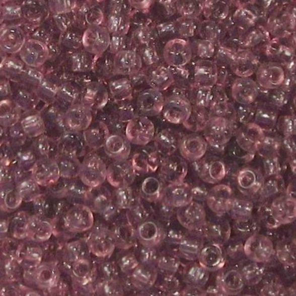 Transparent - Light Amethyst 11/0 Japanese Seed Beads (6in tube)